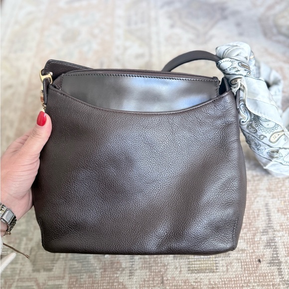 Loewe Brown and Green Leather Bag - Picture 8 of 11